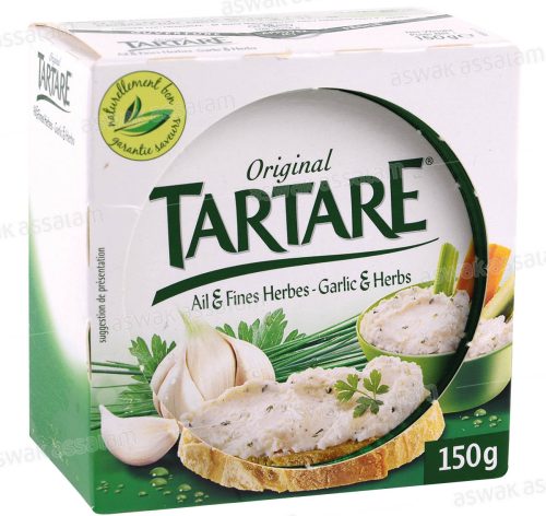FROMAGE A TARTINER AIL & FINES HERBES 150G TARTARE