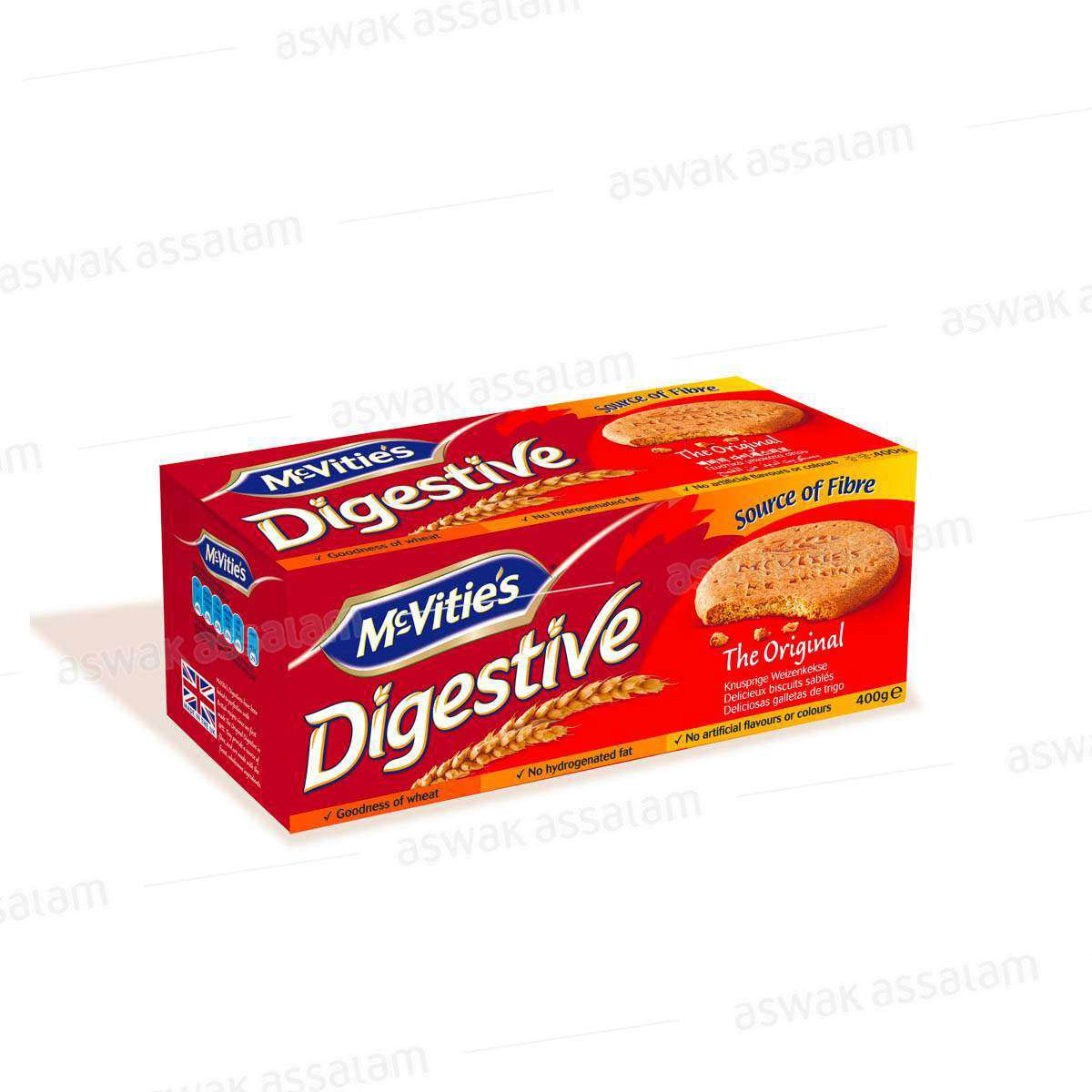 BISCUIT DIGESTIVE 400G MCVITIE'S