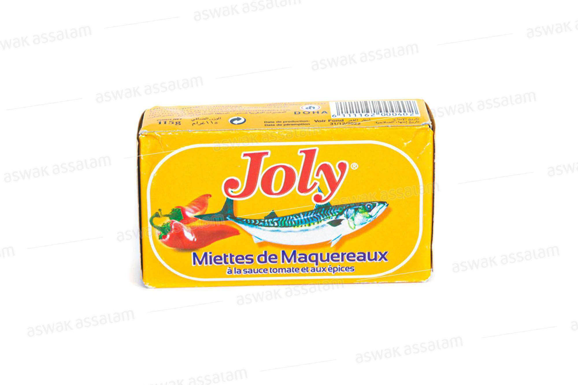 MIETTES DE MAQUEREAUX A LA SAUCE TOMATE ET AUX EPICES 125G JOLY