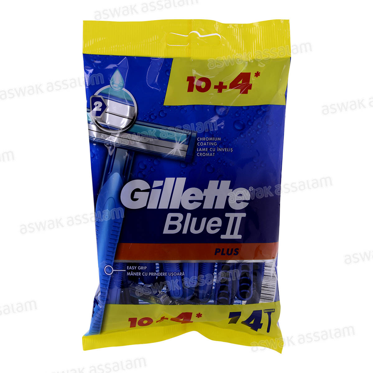 RASOIR BLUE 2 PLUS  10 UNITES + 4 GRATUITES  GILLETTE