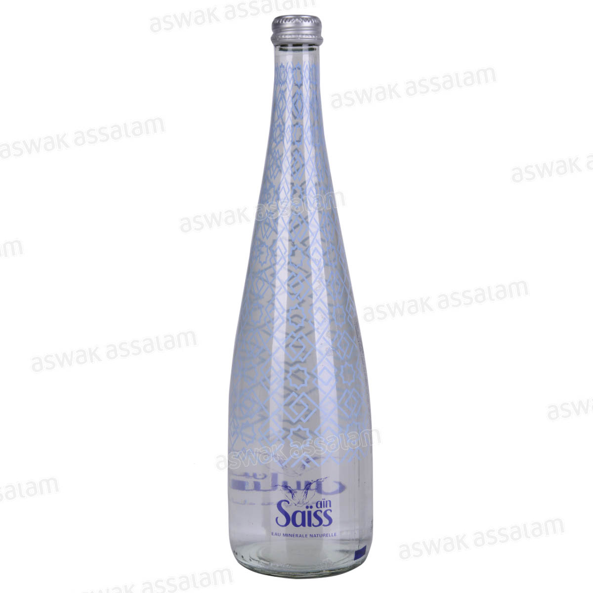 EAU MINERALE NATURELLE BOUTEILLE EN VERRE 75CL AIN SAISS