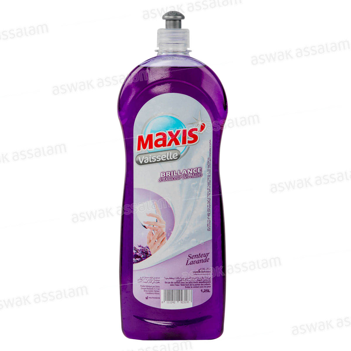 LIQUIDE VAISSELLE LAVANDE 1,25L MAXIS'