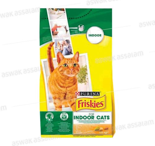 CROQUETTE 1.5KG POUR CHAT D’INTERIEUR FRISKIES