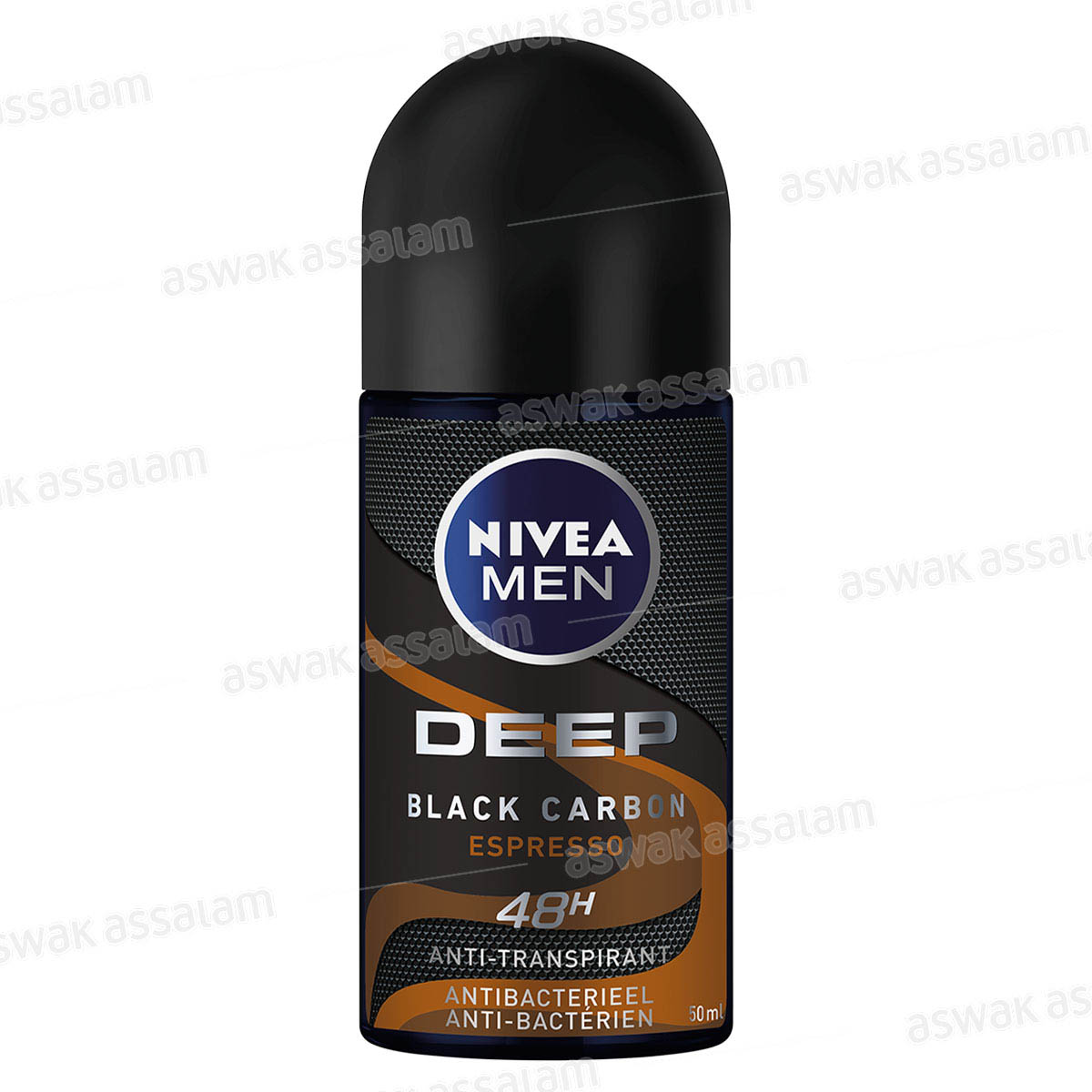 DEODORANT BILLE DEEP BLACK CARBON ESPRESSO 50ML NIVEA MEN