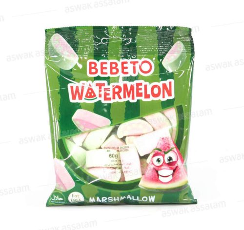 BONBONS MARSHMALLOW WATERMELON 60G BEBETO