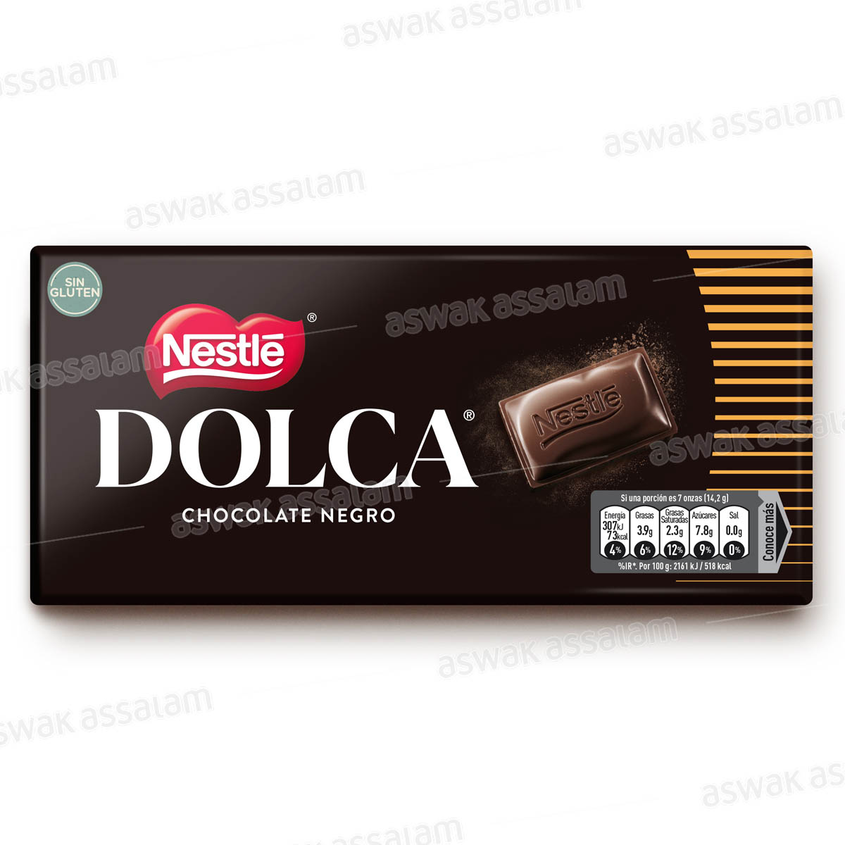 CHOCOLAT NOIR SANS GLUTEN DOLCA TABLETTE 100G NESTLE