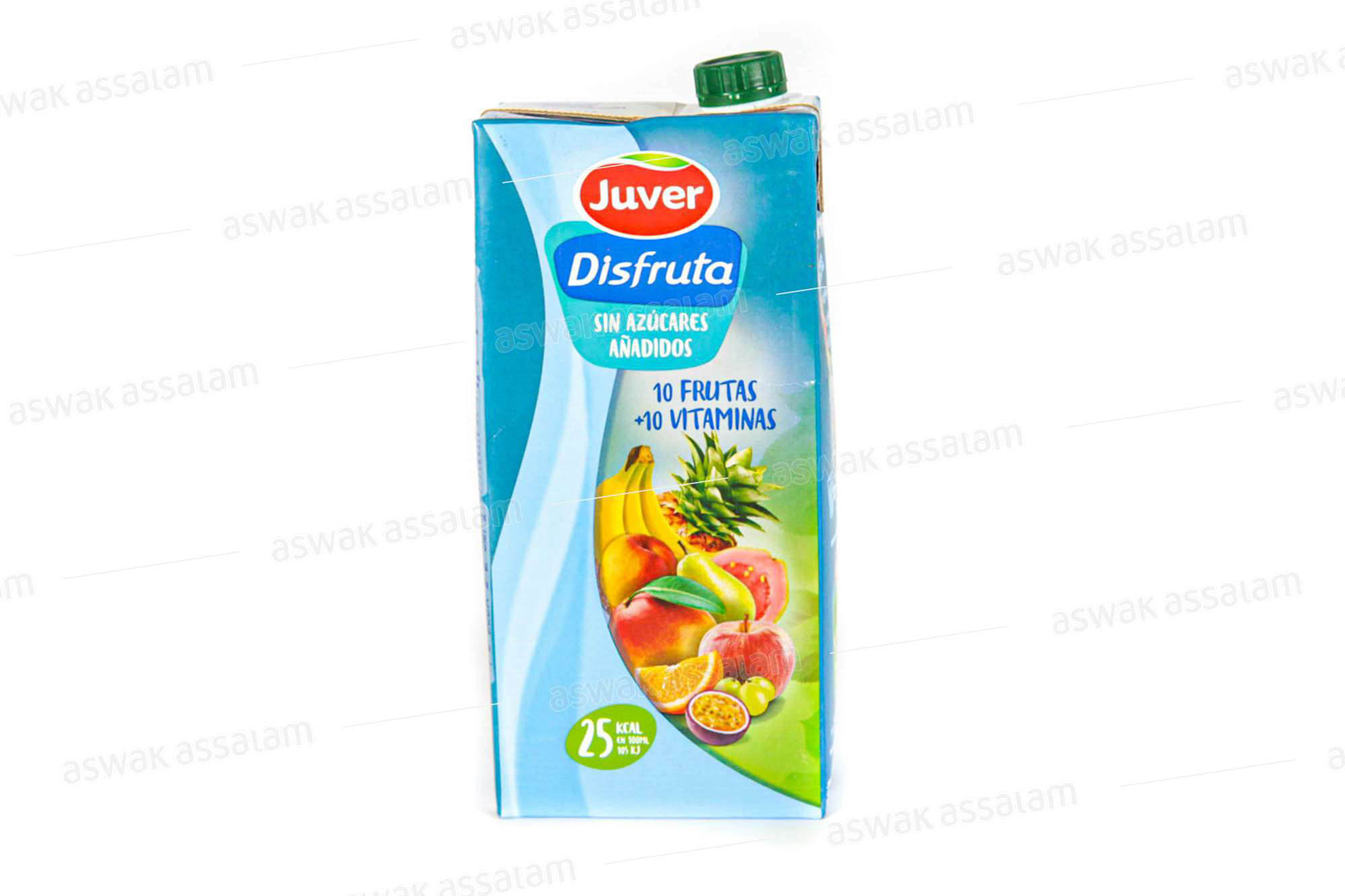 NECTAR 10 FRUITS + 10 VITAMINES SANS SUCRE 1L JUVER DISFRUTA