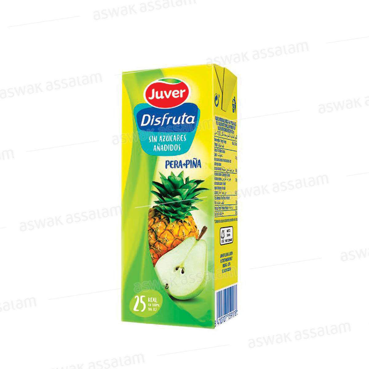 NECTAR POIRE ANANAS SANS SUCRE 1L JUVER DISFRUTA