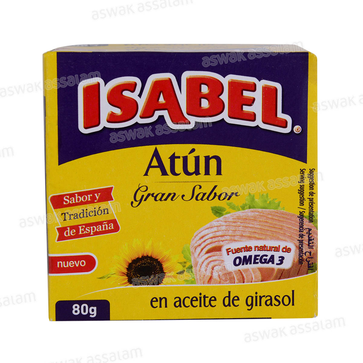 THON A L'HUILE VEGETALE 80G ISABEL