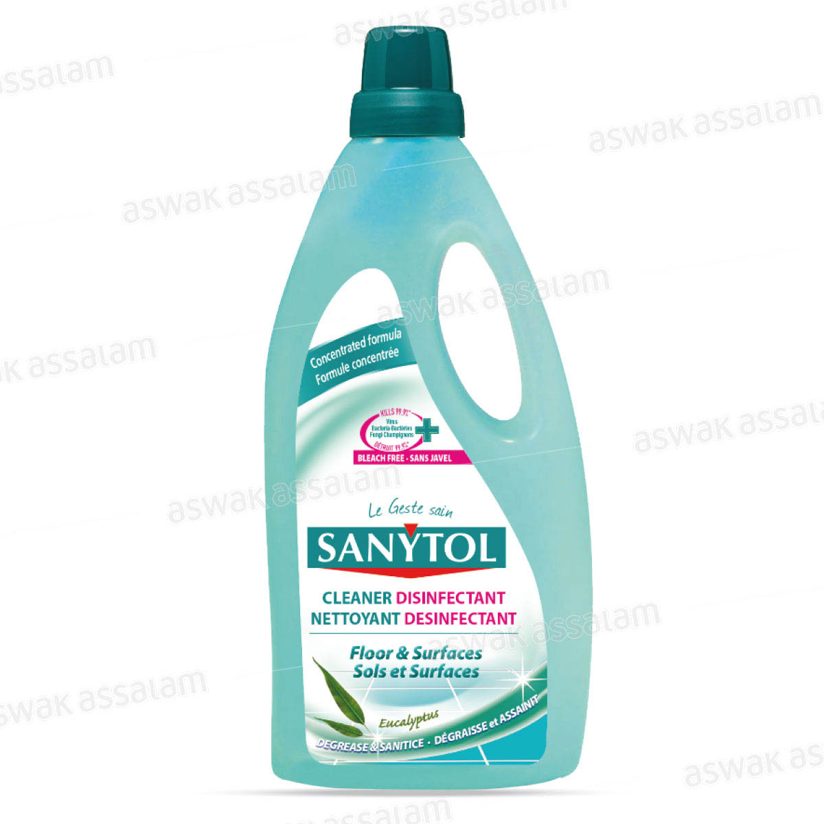 NETTOYANT DESINFECTANT EUCALYPTUS POUR SOLS ET SURFACES SANYTOL