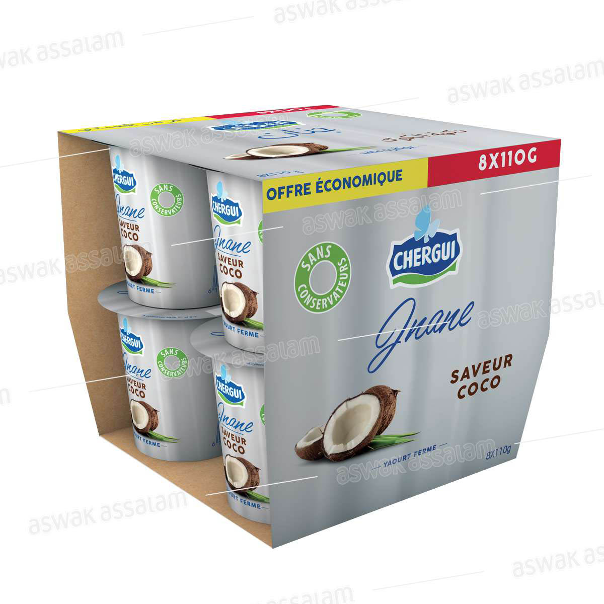 YAOURT JNANE COCO 8*110G CHERGUI