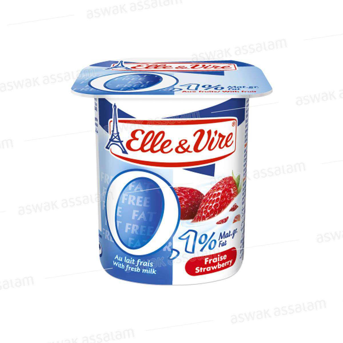 DESSERT ALLEGE FRAISE 125G ELLE&VIRE