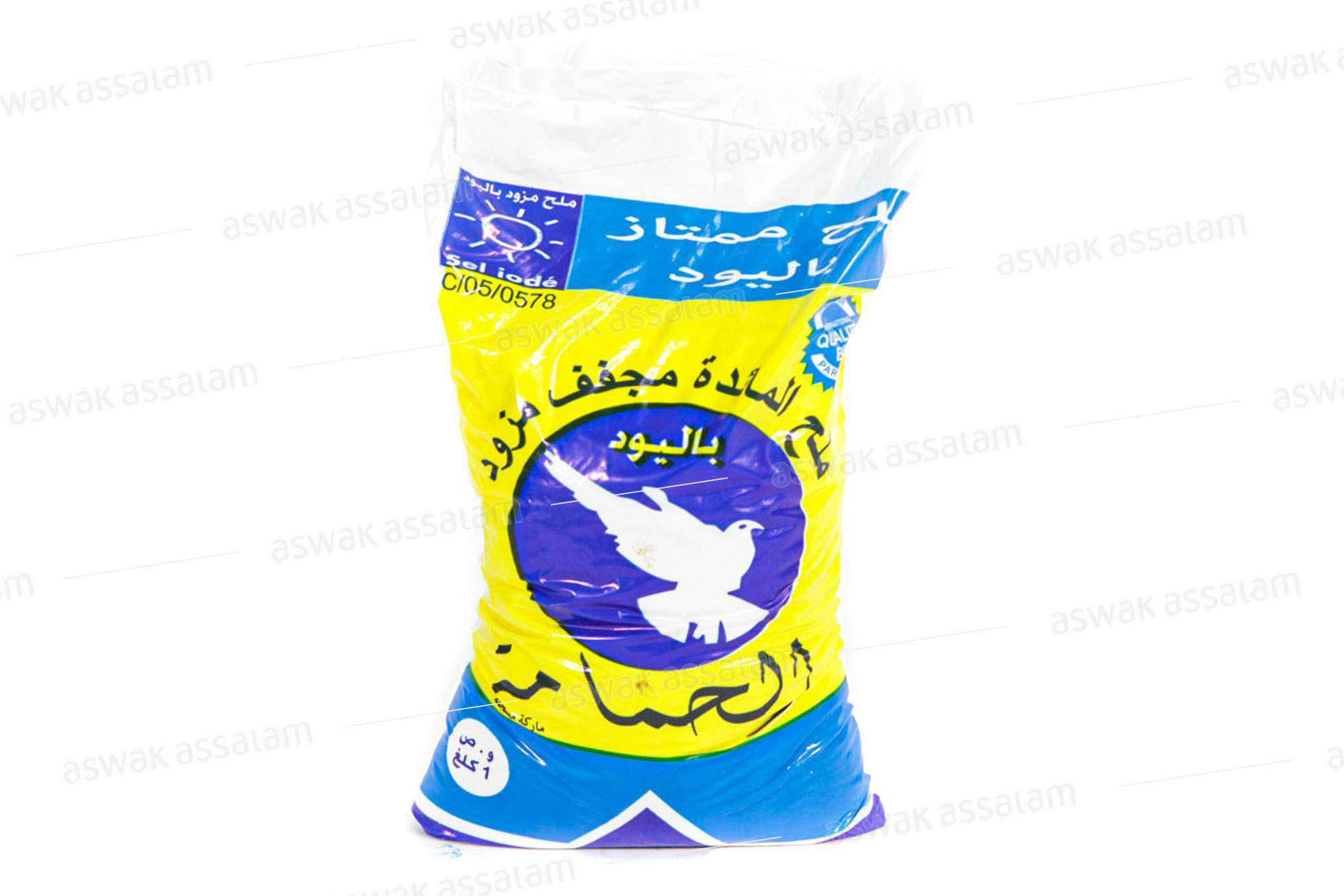 SEL SECHE IODE 1KG LA COLOMBE