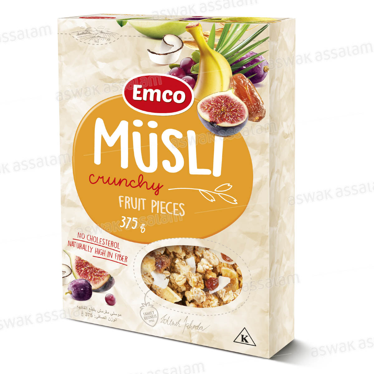 MUESLI CHOCOLAT NOISETTES 375G EMCO