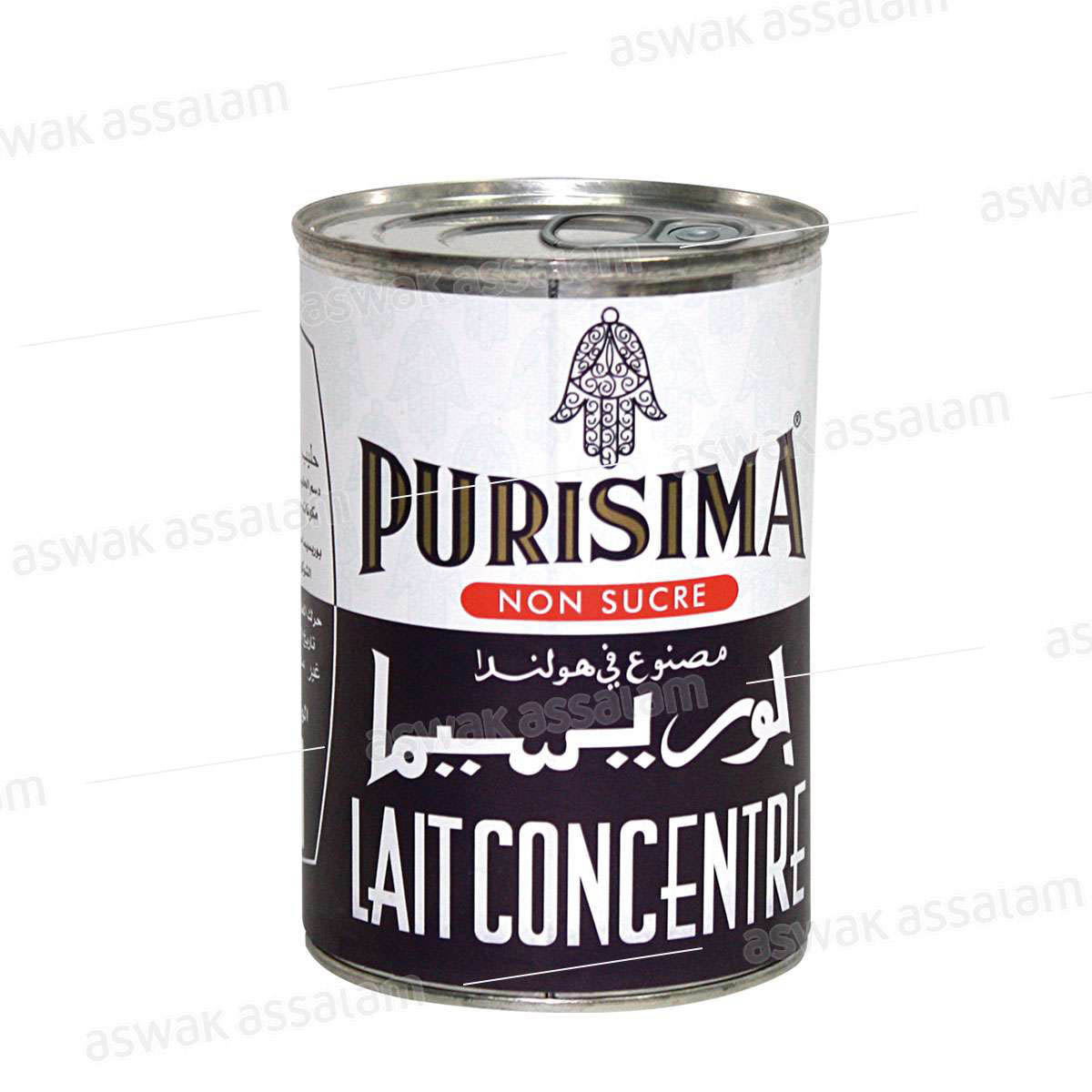 LAIT CONCENTRE NON SUCRE 410G PURISIMA