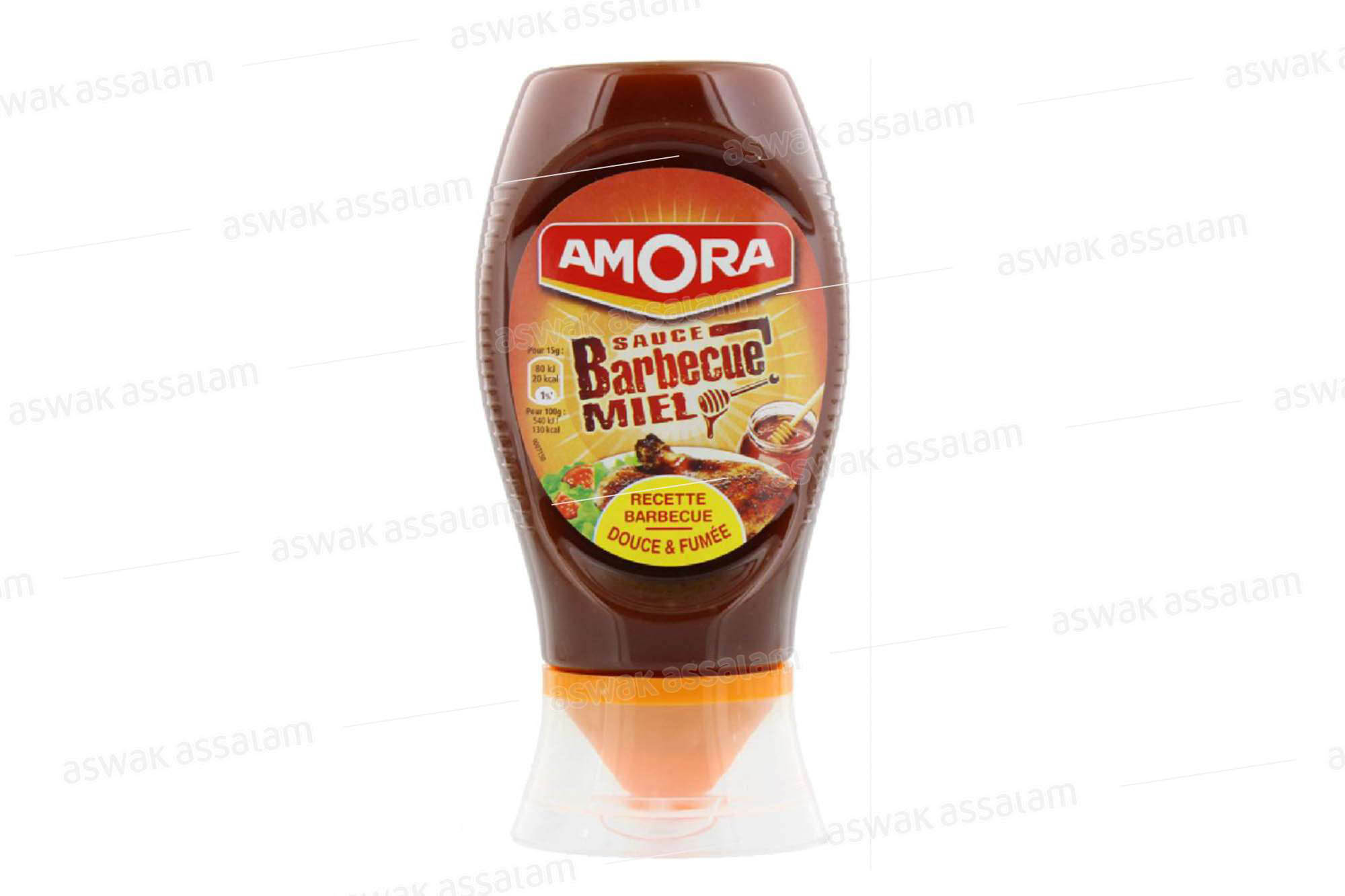 SAUCE BARBECUE MIEL 282G AMORA