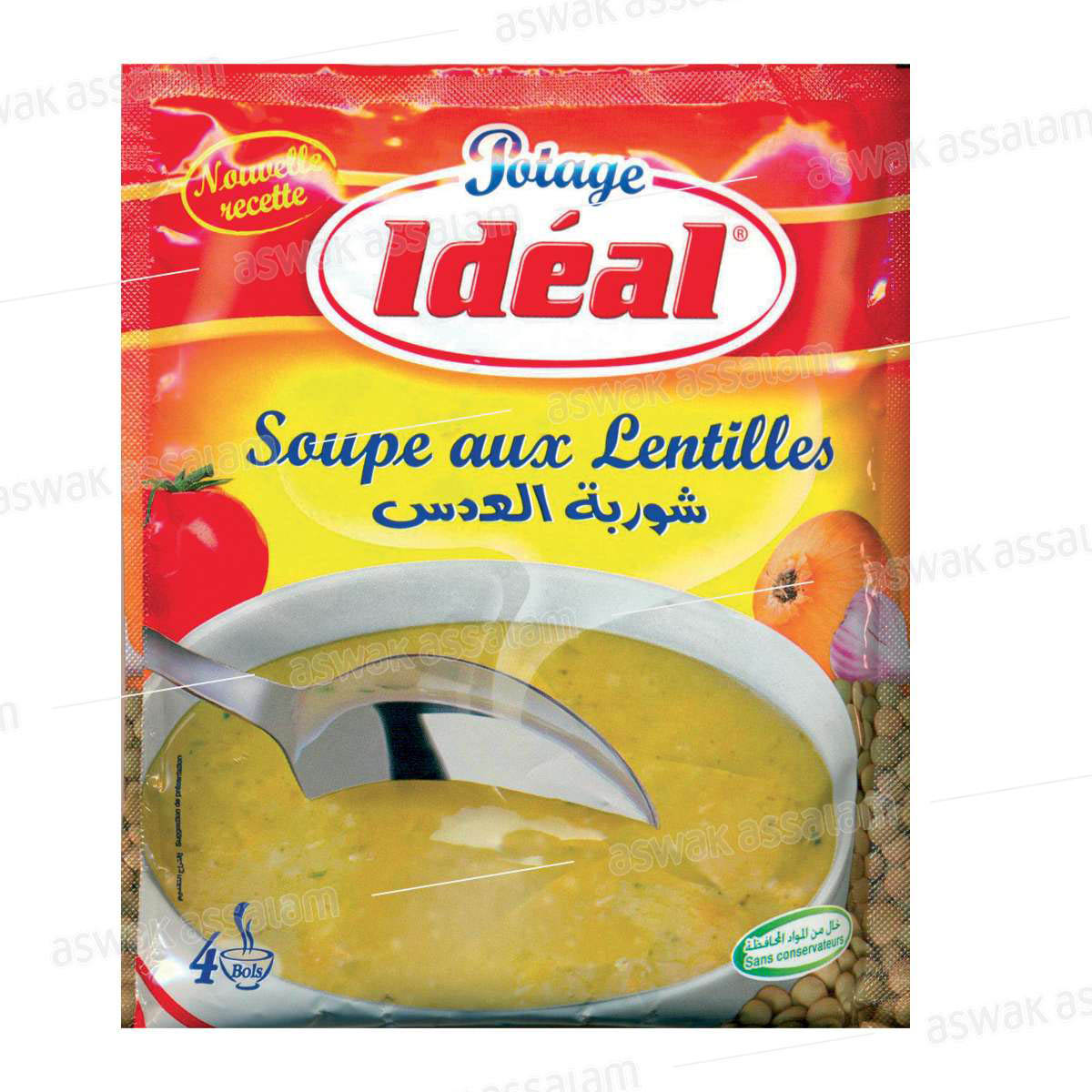 SOUPE AUX LENTILLES 60G IDEAL