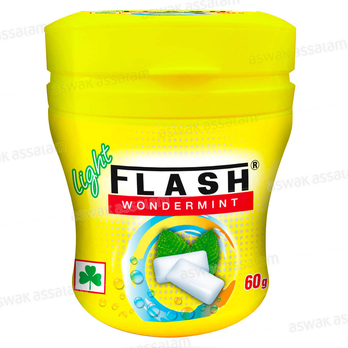 CHEWING-GUM WONDERMINT LIGHT SANS SUCRE DRAGEES 60G CARPACK FLASH