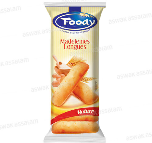MADELEINES LONGUES NATURE 250G FOODY