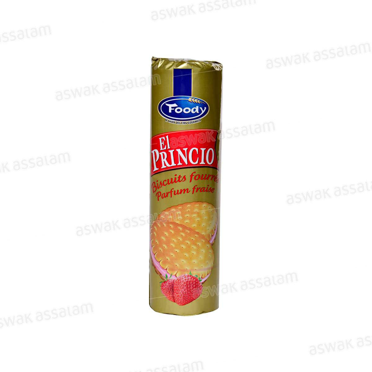 BISCUIT FOURRE A LA CREME DE FRAISE 240G EL PRINCIO