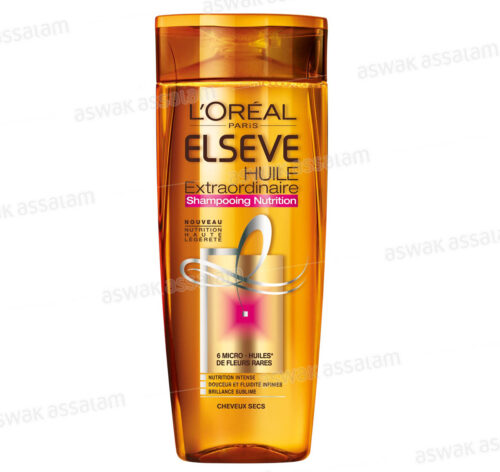 SHAMPOOING HUILE EXTRAORDINAIRE CHEVEUX NORMAUX A SECS 400ML ELSEVE