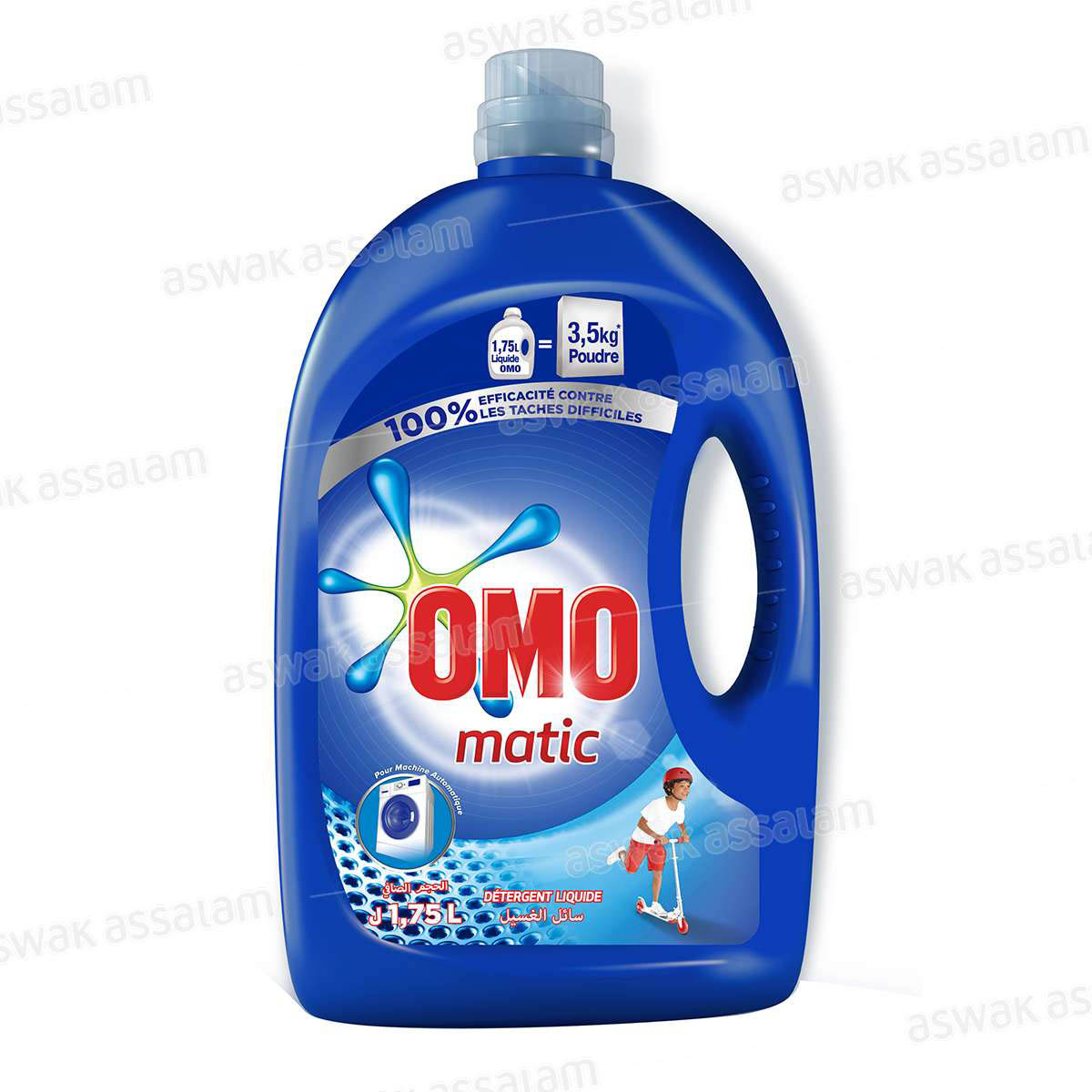 LESSIVE LIQUIDE ACTIVE CLEAN 1,75L OMO
