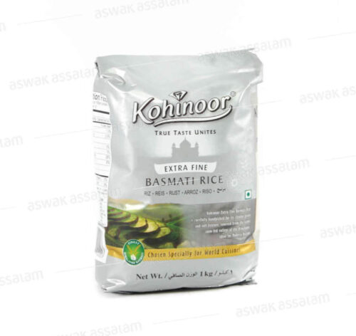RIZ BASMATI EXTRA FIN 1KG KOHINOOR