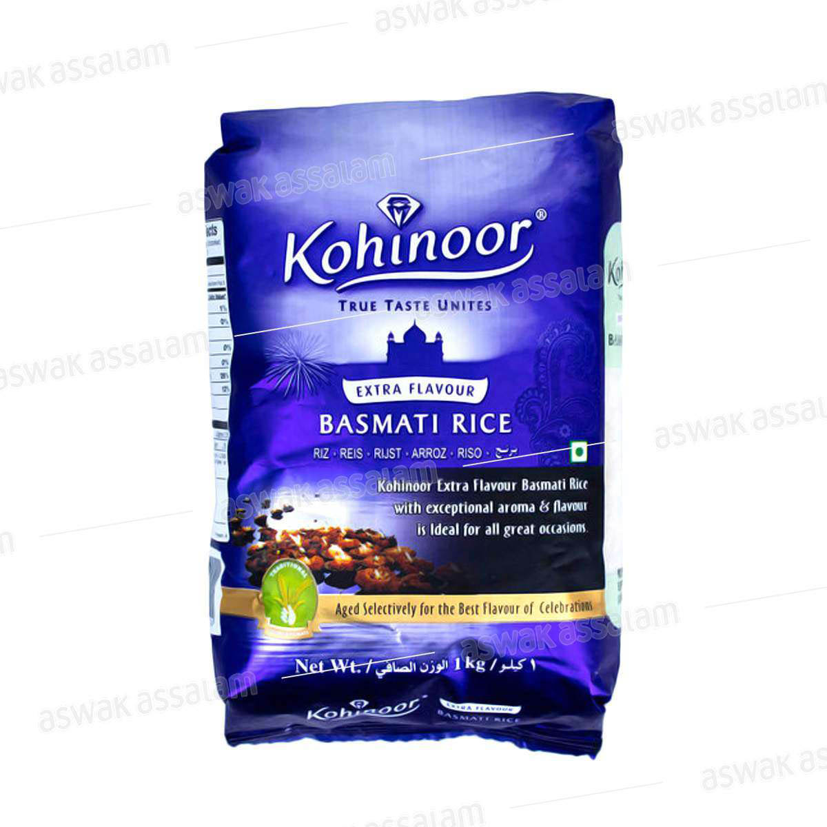 RIZ BASMATI 1KG KOHINOOOR