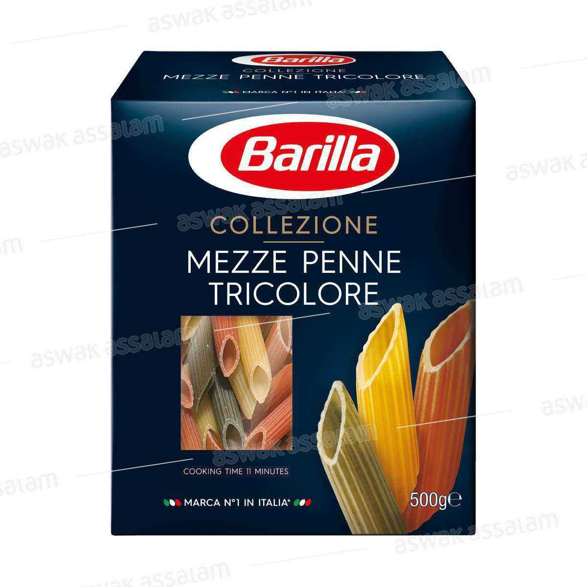 PATES MEZZE PENNE TRICOLORE 500G BARILLA
