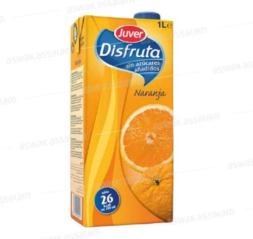 NECTAR ORANGE SANS SUCRE 1L JUVER DISFRUTA