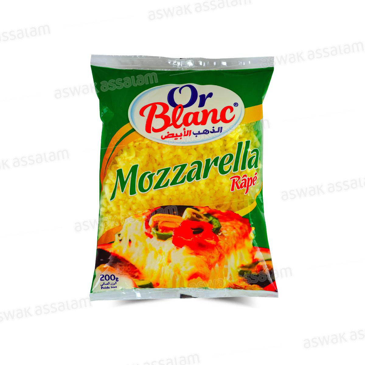 MOZZARELLA RAPEE 200G OR BLANC