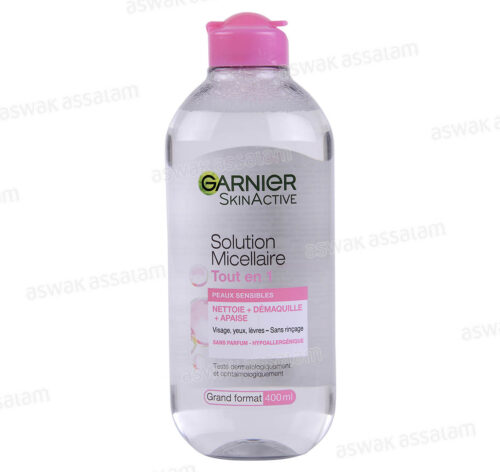 SOLUTION MICELLAIRE TOUT EN 1 POUR PEAUX SENSIBLES 400ML GARNIER