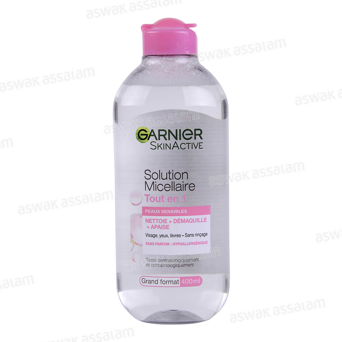 SOLUTION MICELLAIRE TOUT EN 1 POUR PEAUX SENSIBLES 400ML GARNIER