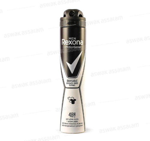 DEODORANT INVISIBLE FOR BLACK & WHITE 200ML HOMME REXONA