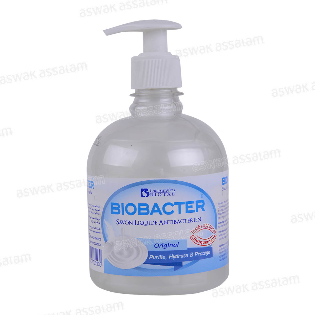 SAVON LIQUIDE ANTIBACTERIEN ORIGINAL 500ML BIOBACTER