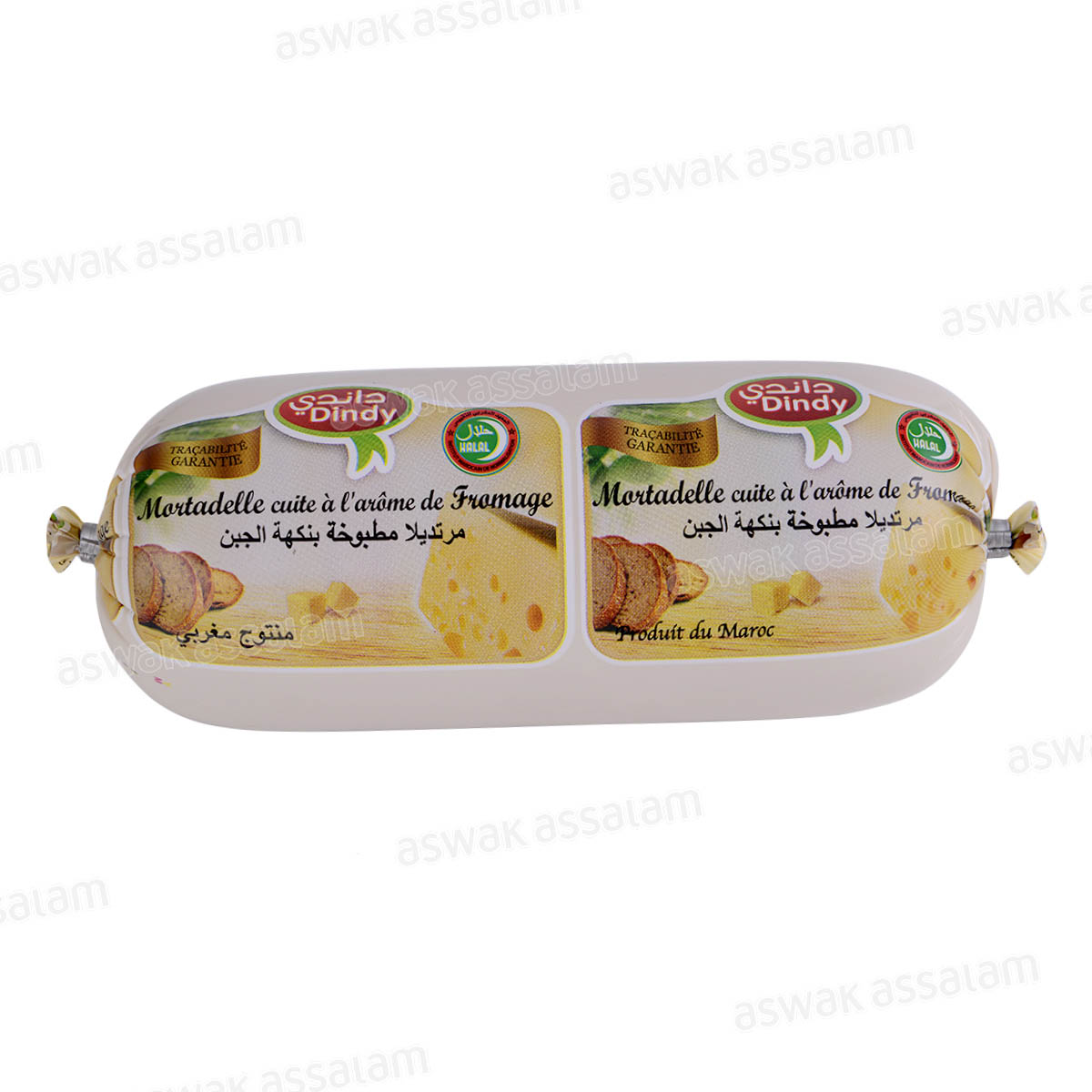 MORTADELLE DE DINDE AU FROMAGE 600G DINDY