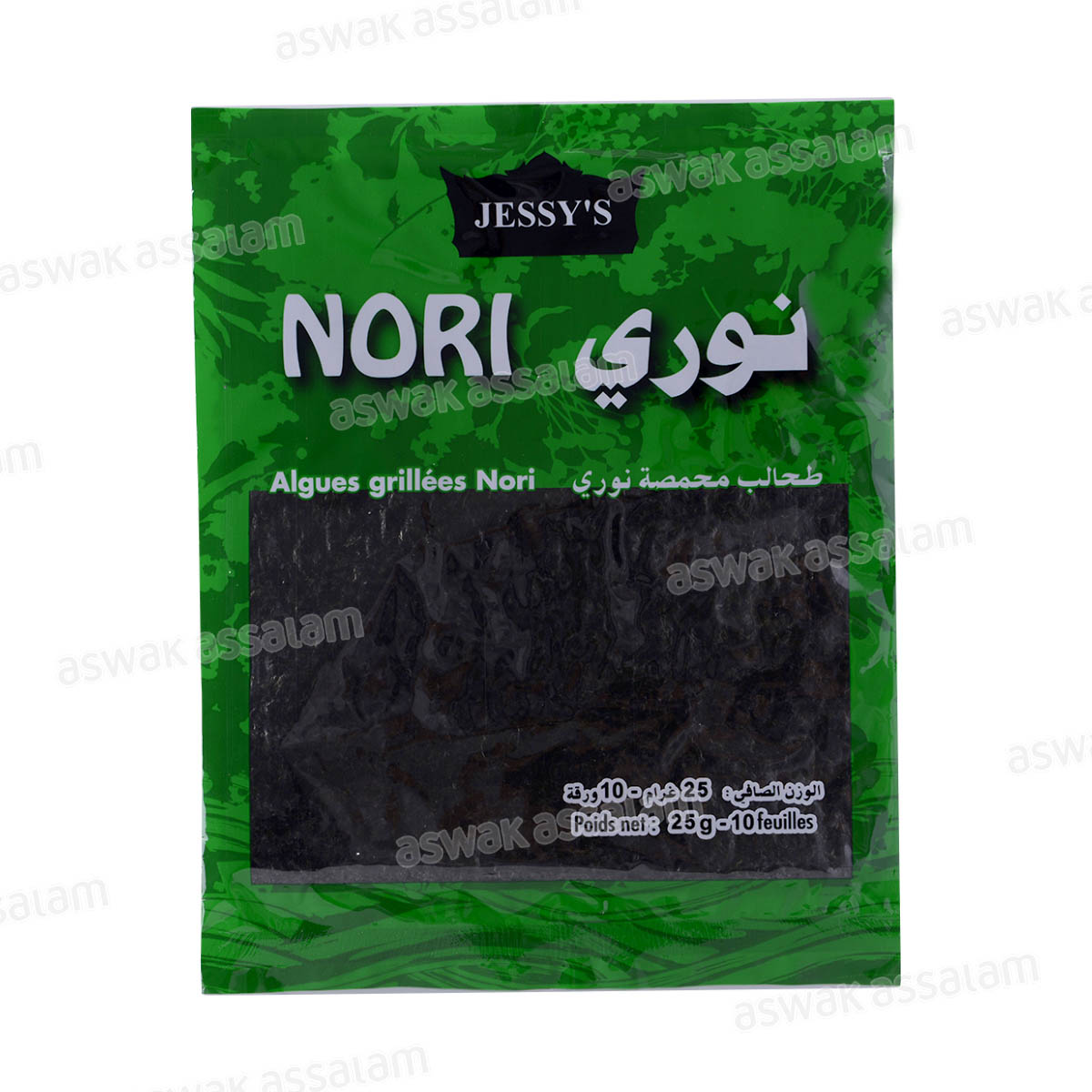 ALGUES GRILLEES NORI 10 FEUILLES JESSY'S