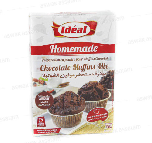 PREPARATION POUDRE MUFFINS CHOCOLAT MIX 350G IDEAL