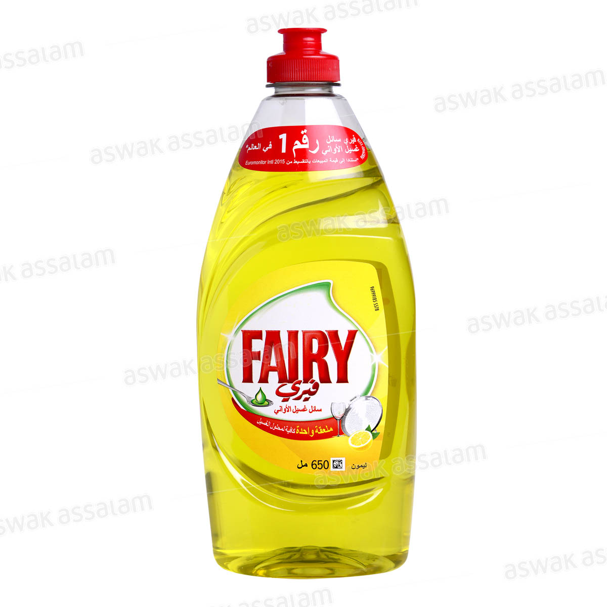 LIQUIDE VAISSELLE CONCENTRE LEMON 650 ML FAIRY