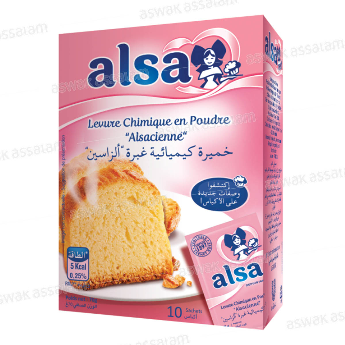 LEVURE CHIMIQUE 10 SACHETS ALSA