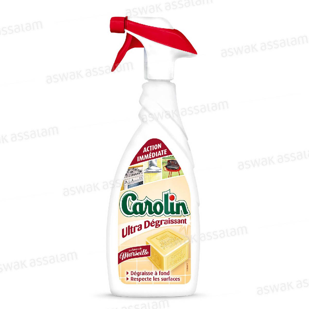 DEGRAISSANT AU SAVON DE MARSEILLE PISTOLET 650ML CAROLIN