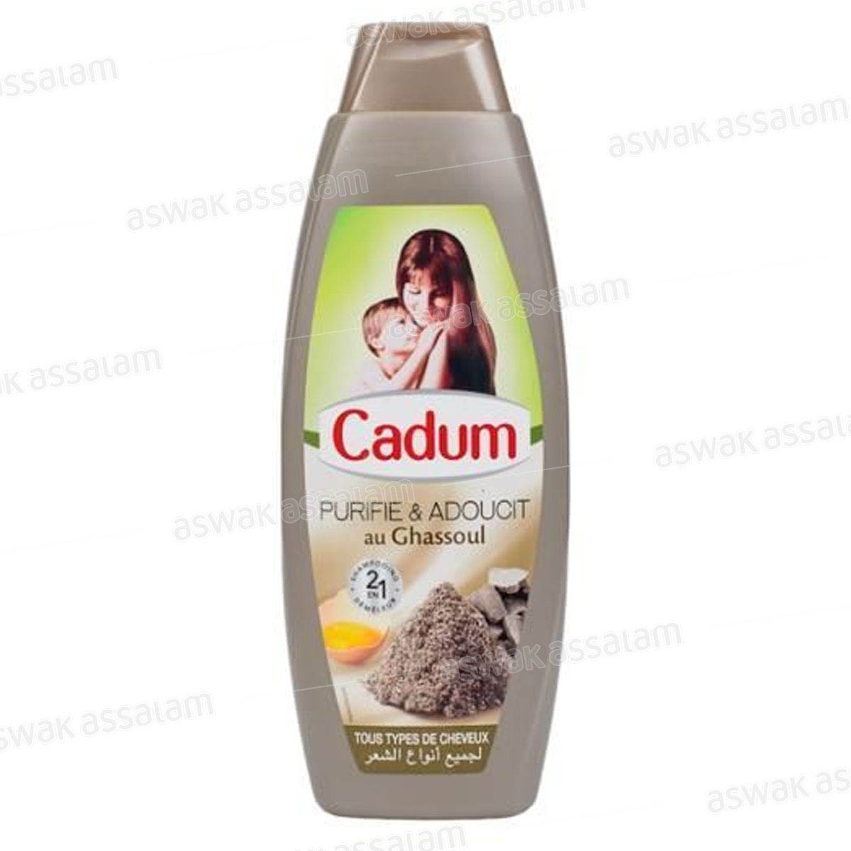 SHAMPOOING AU GHASSOUL 650ML CADUM