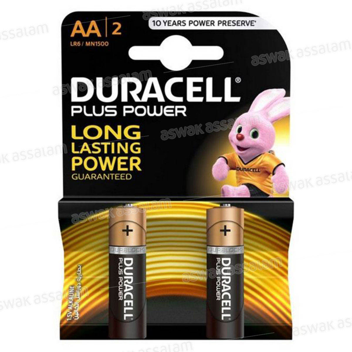 2 PILES PLUS POWER AA2 DURACELL