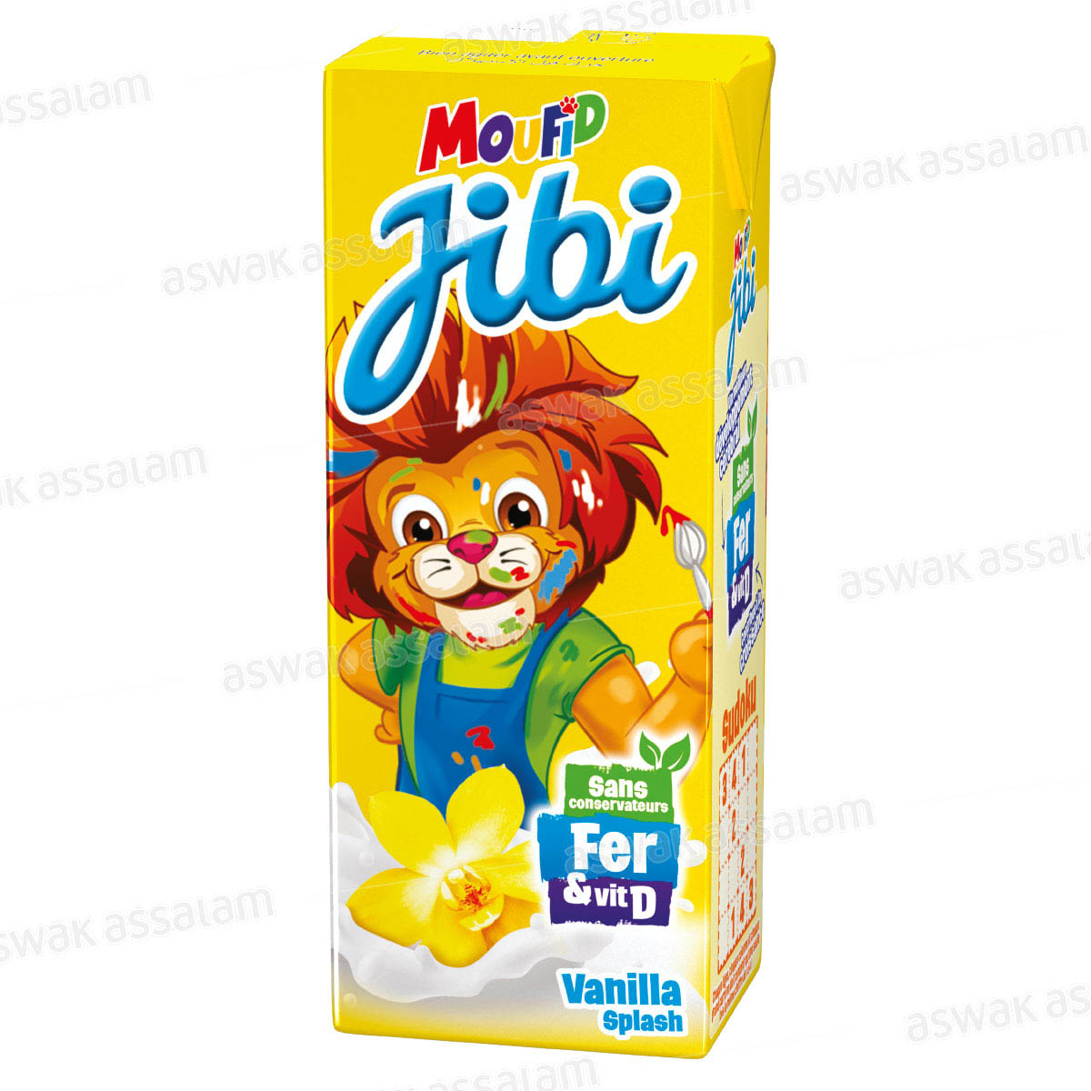 LAIT AROMATISE VANILLE 200ML JIBI MOUFID