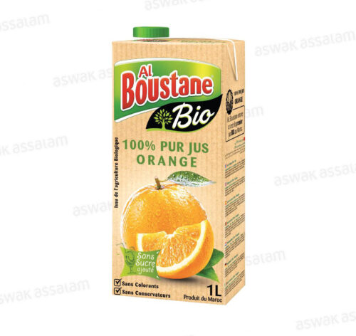PUR JUS D’ORANGE BIO 1L AL BOUSTANE