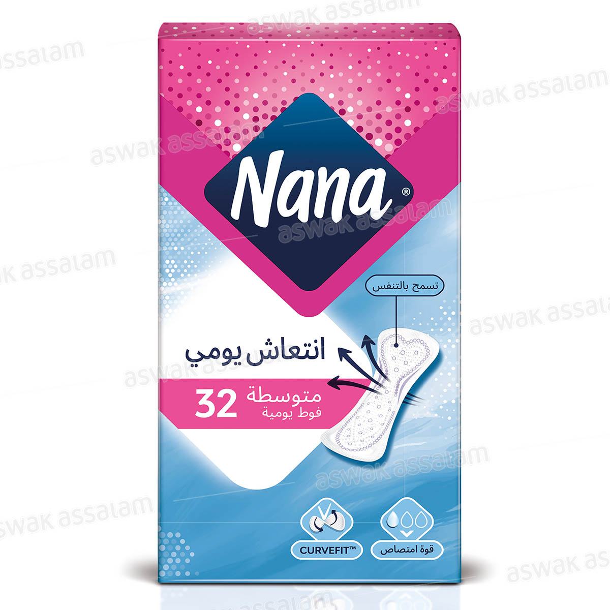 PROTECTION HYGIENIQUE NORMALE 32 UNITES NANA