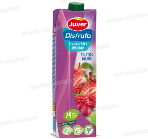 NECTAR FRUITS ROUGES SANS SUCRE 1L JUVER DISFRUTA