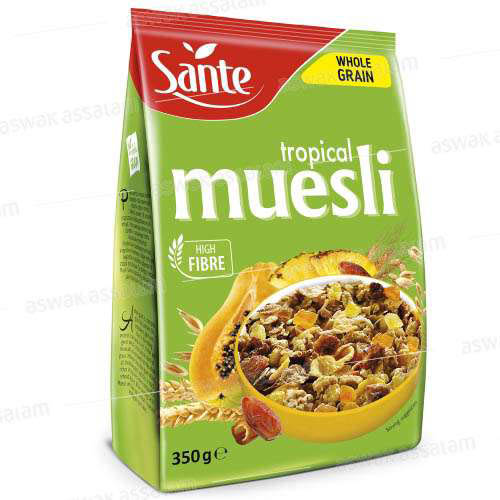 MUESLI TROPICAL 350G SANTE