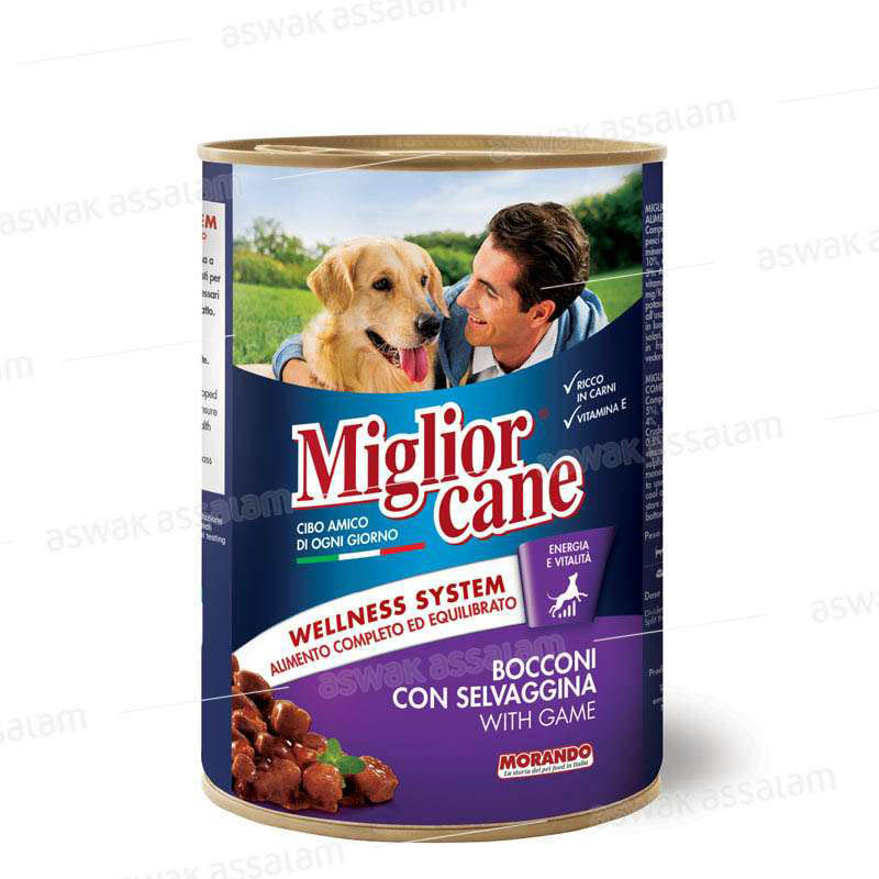 DIVERSES VIANDES 405G POUR CHIEN MIGLIOR CANE MORANDO