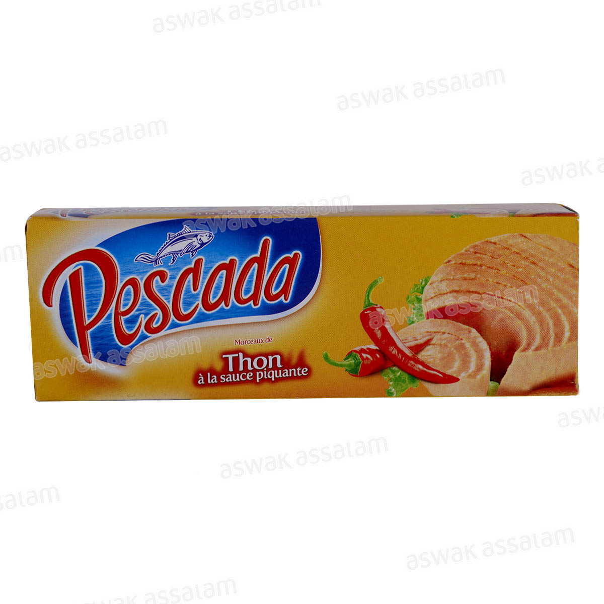 THON ENTIER A LA SAUCE PIQUANTE 3*80G PESCADA